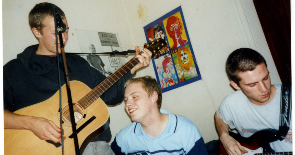 The band’s first rehearsal