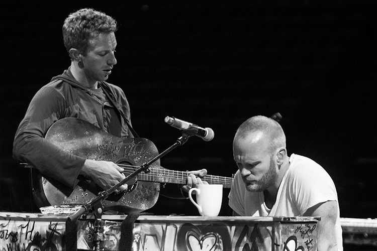 A rare Coldplay soundcheck